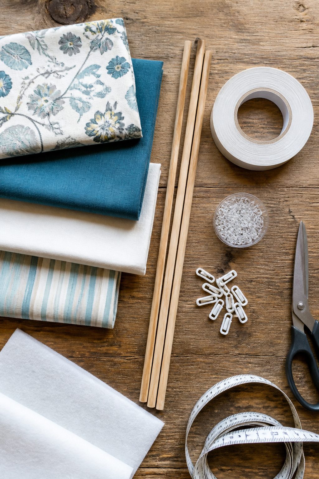 DIY Cordless Roman Shades: How to Make Them in 2026 9 A shopping list for materials needed to create cordless Roman shades.