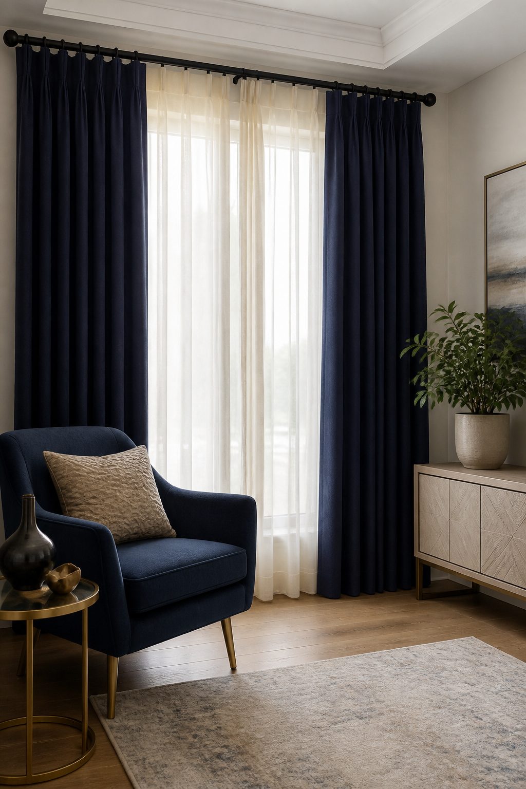How to Layer Sheer and Curtains Together: A 2026 Installation Guide 10 Arranged sheer and drapery fabrics in coordinating colors and textures.