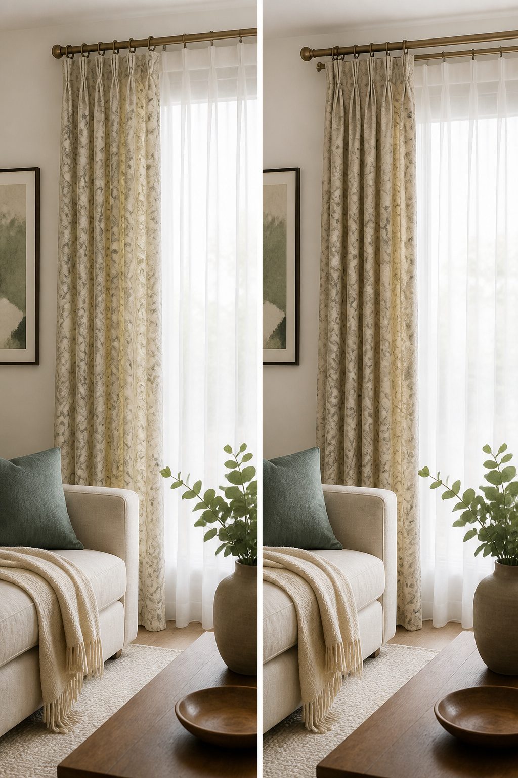 How to Layer Sheer and Curtains Together: A 2026 Installation Guide 11 Single rod setup for hanging sheer and curtains together.