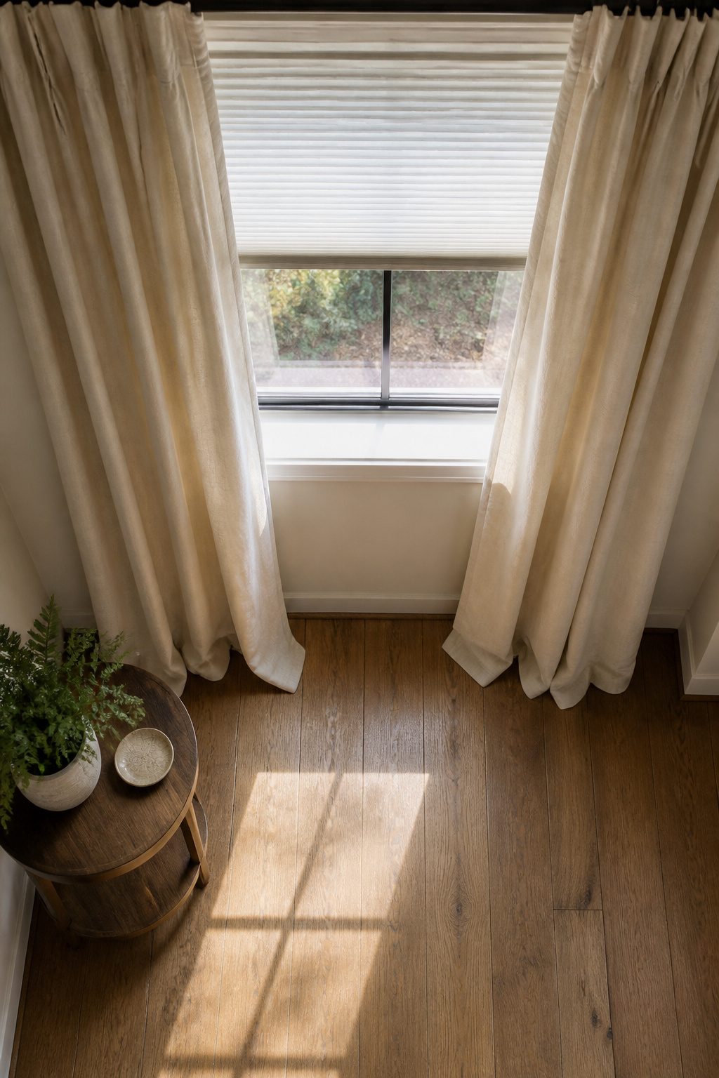 10 Window Shade Ideas for Every Room in 2026 13 Temporary pleated paper shades installed on a window.