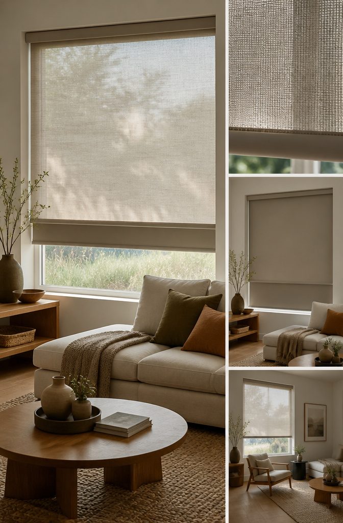 10 Window Shade Ideas for Every Room in 2026 8 Dual shades with light-filtering and room-darkening layers in a window.
